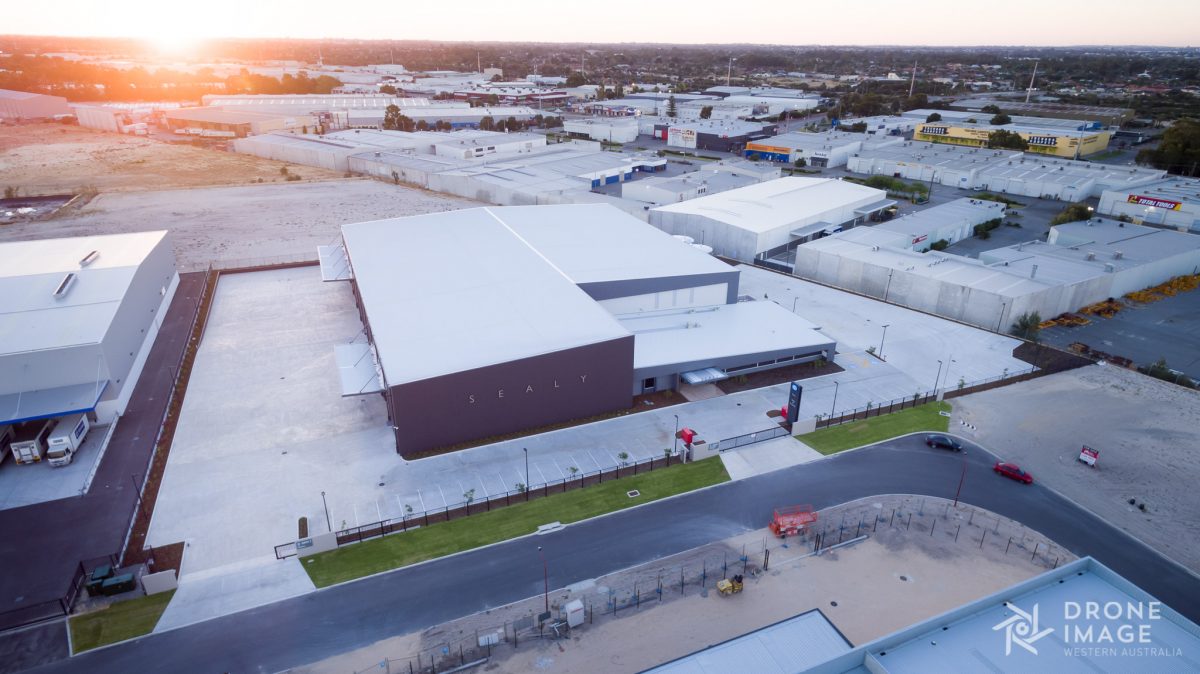 Sealys Canning Vale Factory Drone Image WA Drone Photography Video